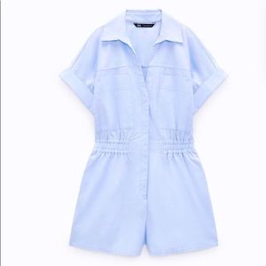 Zara blue romper